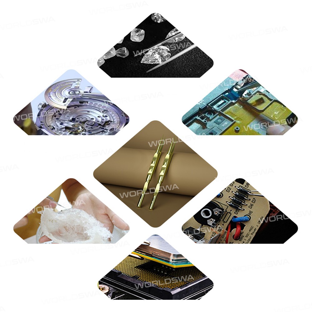 MaAnt TA-1/TA-2 Super Hard High-precision Titanium Alloy Stainless Steel Flying Lead Tweezers