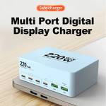 wlx 818l-6-port-220w-pd100wusb-gan-intelligent-digital-display-charging-station-2