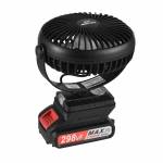 mini portable-lithium-electric-fan-outdoor-camping-fan-low-noise-360rotating-2-speeds-15ah-battery-0