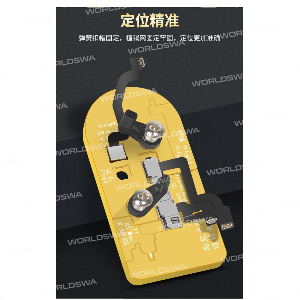WL Face Lattice Dot Matrix ID Repair Holder Reballing Platform Fixture for iPhone 12 Pro Max / 12 P