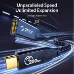 Orico CY32 / CLY32 Type-C 20Gbps Data Transfer 100W Fast Charge Male to Female Extension Cable