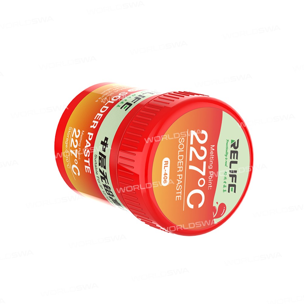 Relife RL-406 227°C High-temperature Lead-free Solder Paste Middle Layer Tin Planting for iPhone12 /