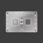 WL High-Quality 0.12mm 2 in 1 A7 A8 A9 A10 CPU Plant Tin Steel Net BGA Reballing Stencil