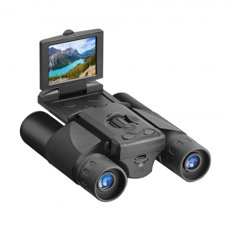 2.0 Inch LCD Digital Camera Binoculars 8X Zoom 2.5K Video 40MP Photo Telescope for Bird Watching Hunting, Camping Outdoor Security Search & Rescue