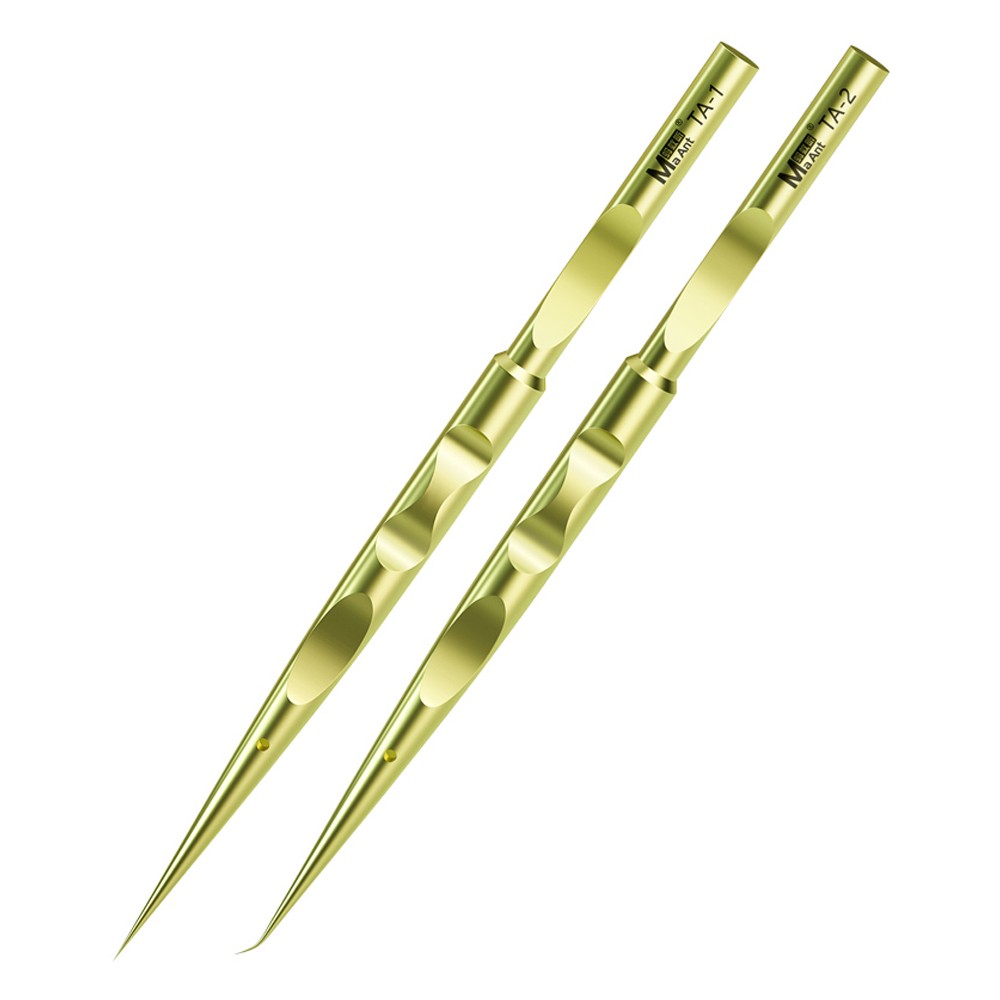 MaAnt TA-1/TA-2 Super Hard High-precision Titanium Alloy Stainless Steel Flying Lead Tweezers