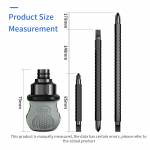 Luxianzi 2-in1 Mini Telescopic Combination Multi-function Strong Magnetic Ratchet Screwdriver