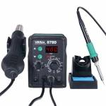 yihua 878d-2-in-1-anti-static-constant-temperature-digital-display-hot-air-soldering-iron-station-3