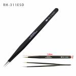 pro rhino-tools-esd-anti-static-high-precision-super-hard-long-style-tweezers--4pcs-4