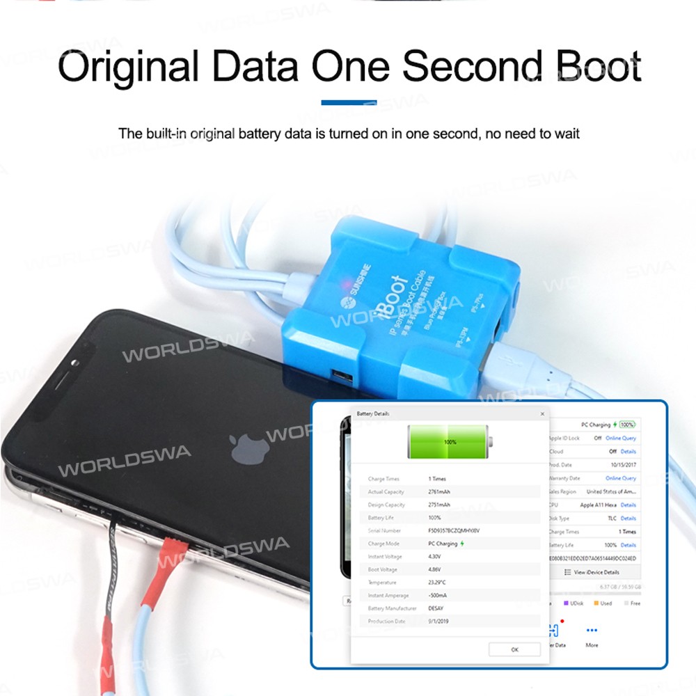 sunshine iboot-ip-series-boot-power-cable-for-iphone-6g-to-14pro-max-7