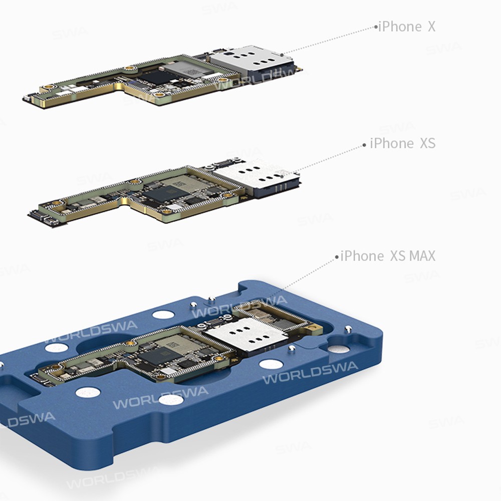 QianLi 3in1 Middle Frame Reballing Platform BGA Reballing Fixture for iPhone X Xs Xs Max