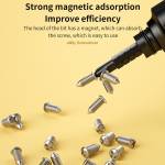 Luxianzi 2-in1 Mini Telescopic Combination Multi-function Strong Magnetic Ratchet Screwdriver