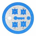 Multi-function Microscopes Remove Rubber Base Glue Positioning Slot Base Repair Fixture with Fingerp