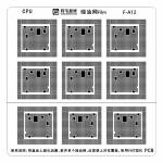 amaoe iphone-cpu-green-oil-bga-reballing-stencil-for-apple-a10-to-a17-5