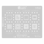 Amaoe EU:3 BGA Reballing Stencil Net for Samsung CPU Exynos 7885RAM / 9820 / 9610 RAM / 7885 CPU / 9
