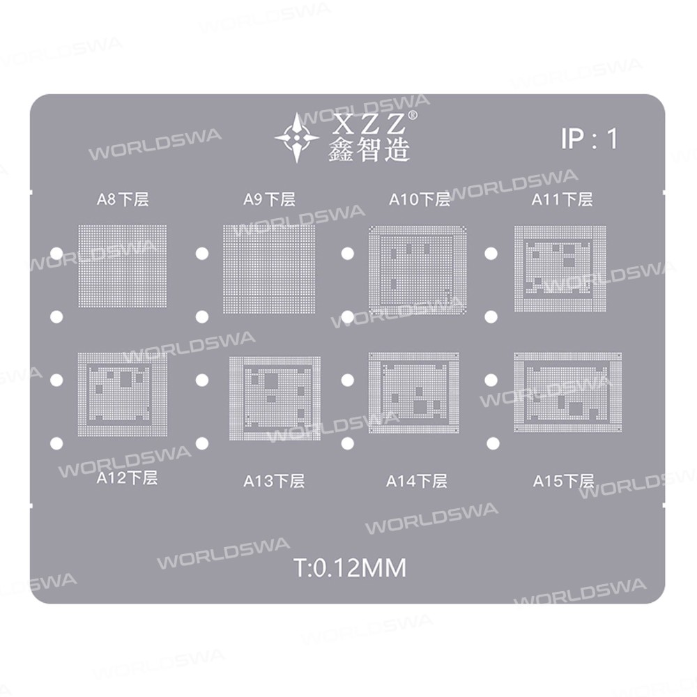 xzz l23-cpu-universal-bga-reballing-stencil-platform-3