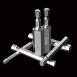 shank diameter-635mm-long-60mm-s2-chrome-plated-weakly-magnetic-hexagonal-bits-4