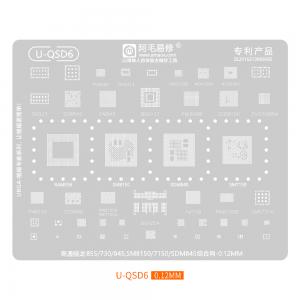 only U-QSD6 Stencil/1Pcs