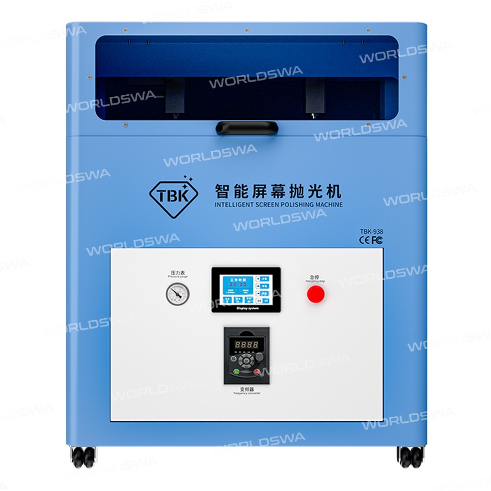 TBK 938 Multi-station Mobilephone Screen Water Mill Polishing Machine Built-in Silent Air Pump