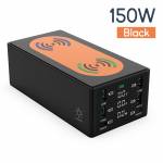Multi-port 150W QC3.0 Wireless Fast Charging Station with Type-C PD 65W Fast Charging