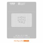 amaoe 020mm-m2-max-cpu-bga-reballing-stencil-platform-set-for-apple-macbook-pro-3