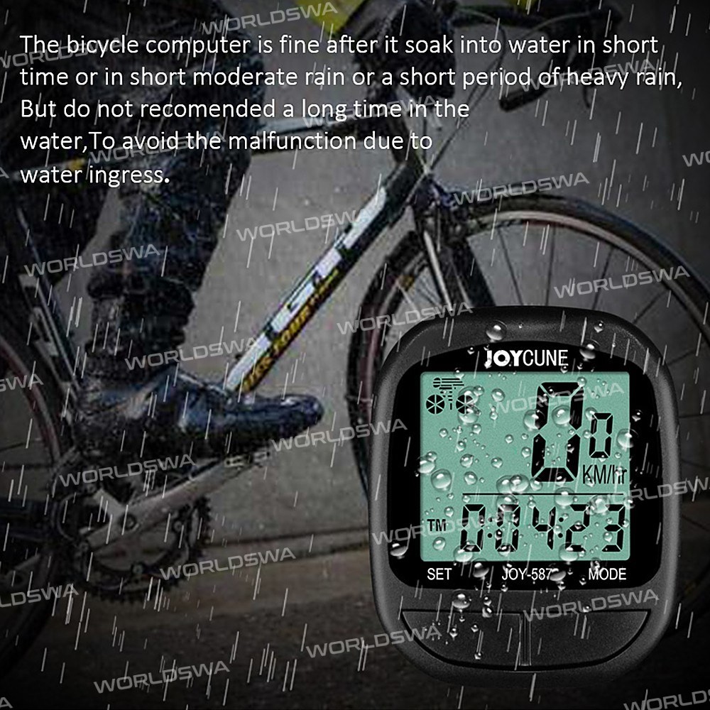 bike computer-bicycle-waterproof-wired-speedometer-7