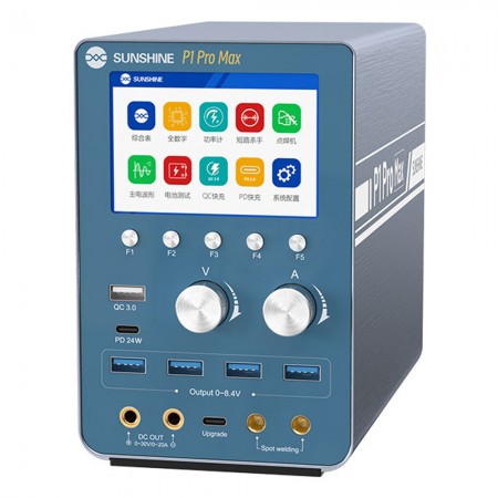 Sunshine P1 Pro Max: Intelligent Regulated Power Supply with Waveform Display and Battery Spot Welding