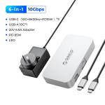 orico ub4-sv-6-in-1-type-c-8k-30hz-desktop-docking-station-with-pd-85w-charging-ports-3