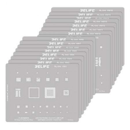 Relife RL-044 Huawei Mobile Series CPU Tin Planting Steel Mesh Set for Huawei Model / Honor Model