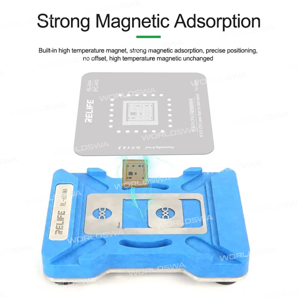 relife rl-601ma-iphone-cpu-lower-layer-tin-planting-platform-set-for-iphone-6-to-16pro-max-a8-to-a18