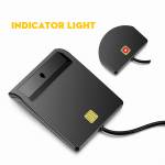 Rocketek RT-SCR1 High-Performance USB 2.0 Smart Card Reader SIM Cloner Connector for Computer
