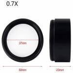 WD165 0.5X / WD120 0.7X Auxiliary Objective Lens Threaded Installation Caliber 48mm For Trinocular Z