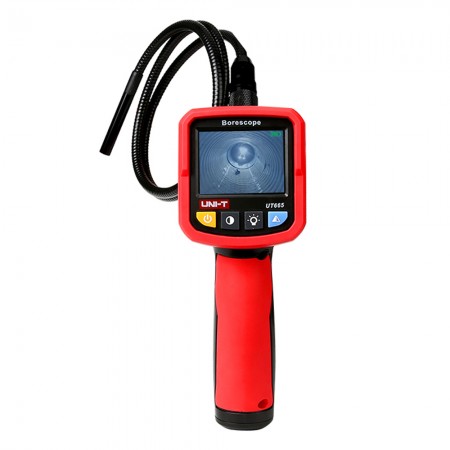 UT665 Professional Handheld Industrial Snake Borescope - 2.4" Screen, Waterproof