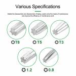 Relife RL-728B Strong Magnetic Adsorption S2 Bits Screwdriver Set for Laptop Motherboard Repair