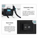 Quick 8786D+ 2-in-1 Soldering Iron Hot Air Gun Lead-free Smart Digital Display Rework Station