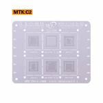 WL 0.12MM Multi-Function BGA CPU Reballing Stencil Plant Tin Steel Net for MTK Qualcomm HiSilicon