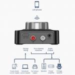 Bluetooth 5.0 Wireless Audio Receiver with 3.5 AUX Jack Support TF card Playback