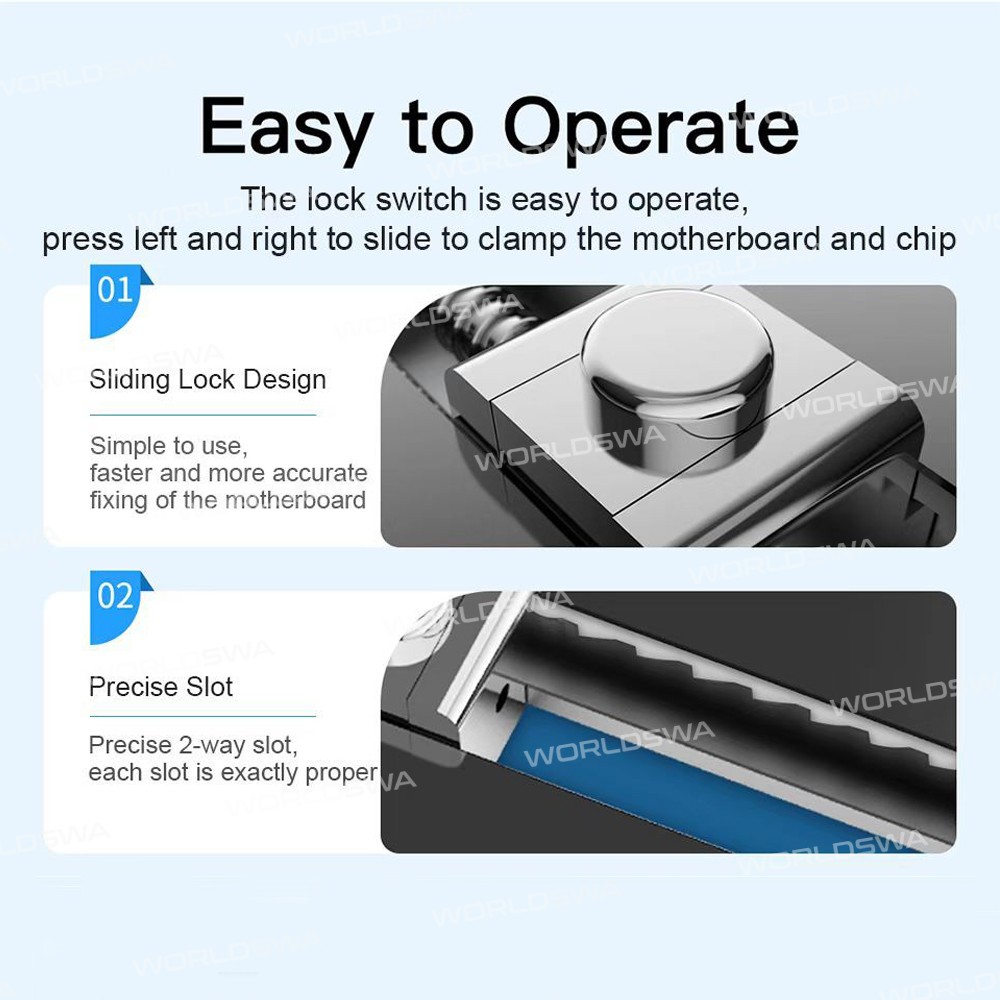Aixun FT12 3D Anti-skid Multi-Function Dual-Axis 3-Position Repair Fixture for Phone Motherboard