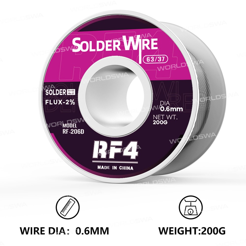 rf4 rf-206d-200g-06mm-63sn-lead-free-rosin-core-solder-tin-wire-4