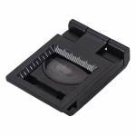 Portable 10X Handheld Zinc Alloy Foldable Magnifying Glass with 2 LED Lamp