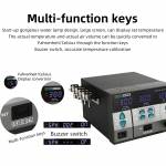 SUGON 8610DX 1000W Hot Air Rework Station LED Display Lead-Free Heat Gun Microcomputer Temperature A
