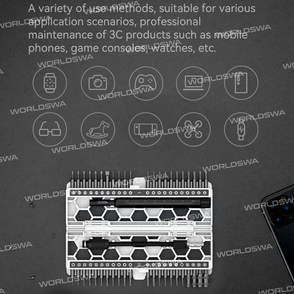 Jakemy JM-8184 47-in-1 Precision Magnetic Screwdriver Set for Mobile Phone / PC Repair
