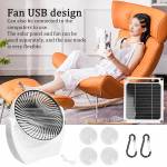 portable 6w-solar-powered-fan-set-monocrystalline-silicon-solar-panel-multifunctional-solar-power-ch