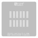 Amaoe 0.25mm Direct Heating BGA Reballing Stencil for DDR5 BGA170 Video Memory Chip
