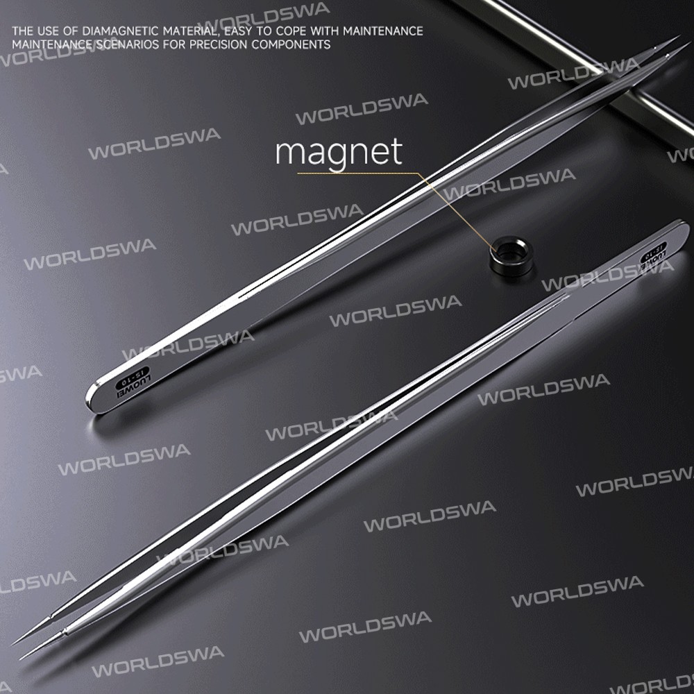 luowei is-10-precision-stainless-steel-super-hard-anti-static-flying-line-tweezer-6