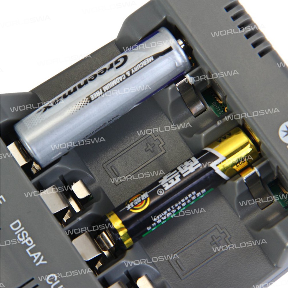 Opus BT-C700 4-Slot LCD Digital Smart Charger for AA / AAA / NiCd / NiMh Battery
