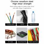 xzz a05-industrial-grade-chrome-vanadium-steel-slanting-nose-cutting-pliers-8