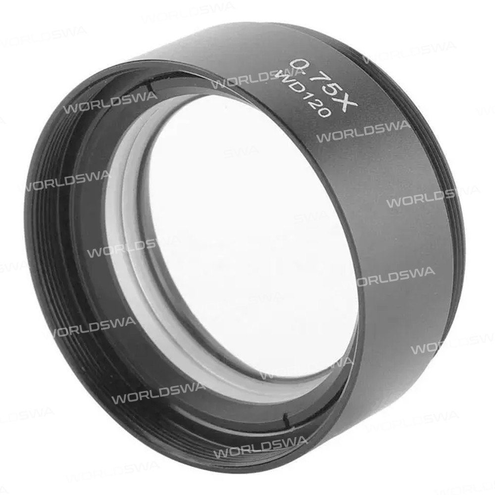 075x wd120-auxiliary-objective-lens-threaded-48mm-for-stereo-zoom-microscope-4