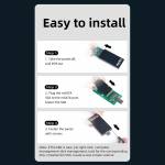 Maiwo K1642S Portable Aluminum Alloy 5Gbps USB 3.0 to mSATA SSD External Case