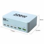 wlx 818l-6-port-220w-pd100wusb-gan-intelligent-digital-display-charging-station-14