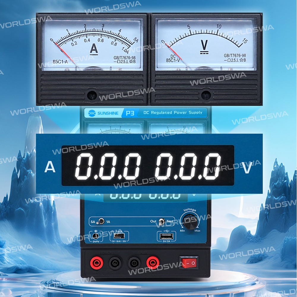 sunshine p3-5v-84v-15v-switching-dual-led-dual-pointer-display-dc-regulated-power-supply-10